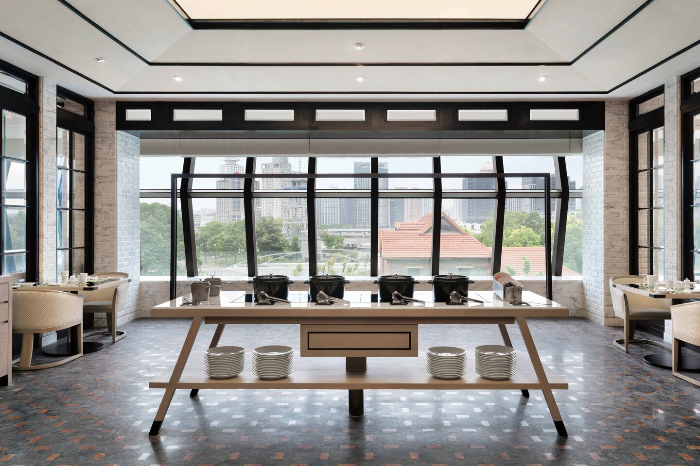 Nouveau produit en Chine Chaise d'hôtel de loisirs en bois à 2 places Chaises de salon à dossier haut